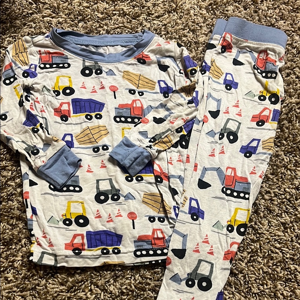 Little Sleepies- Construction Vehicle Pajamas